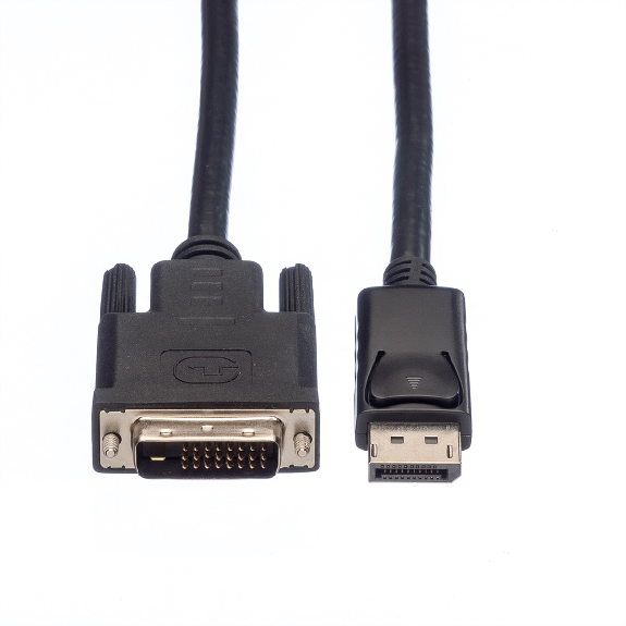 ROLINE DisplayPort Kabel DP ST - DVI ST, LSOH, schwarz, 1,5 m-Beschreibung lesen