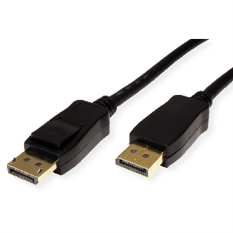 VALUE DisplayPort Kabel, v1.4, DP ST - ST, schwarz, 5 m-Beschreibung lesen