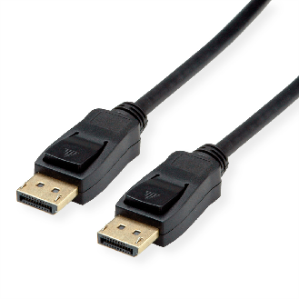 VALUE DisplayPort Kabel, v1.4, DP ST - ST, schwarz, 5 m-Beschreibung lesen