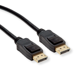VALUE DisplayPort Kabel, v1.4, DP ST - ST, schwarz, 5 m-Beschreibung lesen