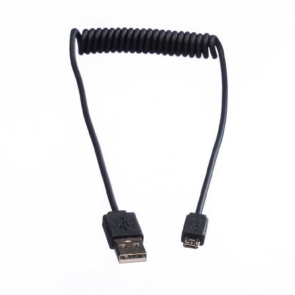 ROLINE Câble spirale USB 2.0, A - Micro B, M/M, 1 m ROLINE Câble spirale USB 2.0, A - Micro B, M/M, 1 m-Lire la description