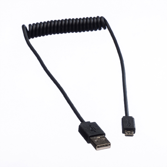 ROLINE Câble spirale USB 2.0, A - Micro B, M/M, 1 m ROLINE Câble spirale USB 2.0, A - Micro B, M/M, 1 m-Lire la description