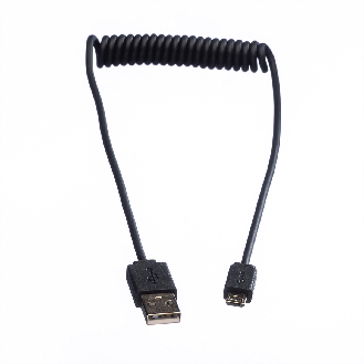 ROLINE USB 2.0 Spiralkabel, A - Micro B, ST/ST, 1 m-Beschreibung lesen