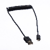 ROLINE Câble spirale USB 2.0, A - Micro B, M/M, 1 m ROLINE Câble spirale USB 2.0, A - Micro B, M/M, 1 m