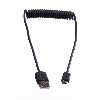 ROLINE Câble spirale USB 2.0, A - Micro B, M/M, 1 m ROLINE Câble spirale USB 2.0, A - Micro B, M/M, 1 m