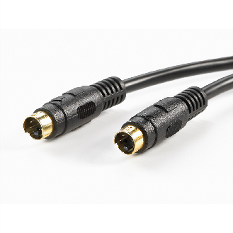 VALUE S-Video Kabel, schwarz, 5 m-Beschreibung lesen