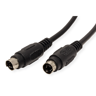 VALUE S-Video Kabel, schwarz, 5 m-Beschreibung lesen
