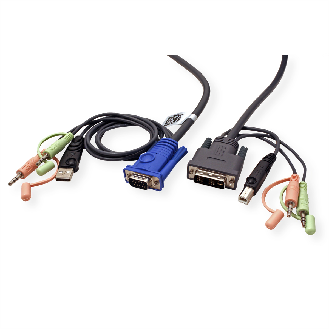 ATEN 2L-7DX2U KVM-Kabel VGA zu DVI 1,8m, schwarz, 1,8 m-Beschreibung lesen