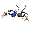 ATEN 2L-7DX2U KVM-Kabel VGA zu DVI 1,8m, schwarz, 1,8 m