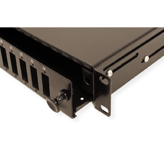 VALUE Panneau de brassage vide 1 UH, amovible, 24x SC-DX/LC quadruple VALUE Panneau de brassage vide 1 UH, amovible, 24x SC-DX/LC quadruple-Lire la description