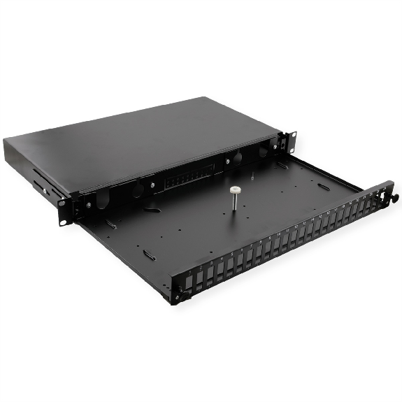 VALUE Panneau de brassage vide 1 UH, amovible, 24x SC-DX/LC quadruple VALUE Panneau de brassage vide 1 UH, amovible, 24x SC-DX/LC quadruple-Lire la description