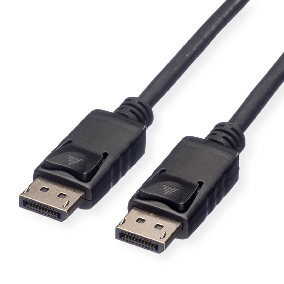ROLINE DisplayPort Kabel, DP ST - ST, LSOH, schwarz, 5 m-Beschreibung lesen