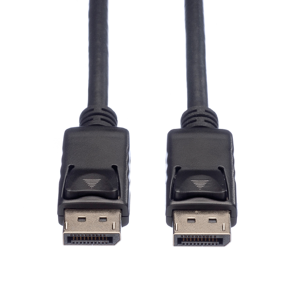 ROLINE DisplayPort Kabel, DP ST - ST, LSOH, schwarz, 5 m-Beschreibung lesen