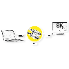ROLINE Ultra HDMI Aktiv Optisches 8K Kabel, 30 m