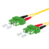 METZ CONNECT OpDAT cordon de brassage, SC-D APC/SC-D APC OS2, 20 m