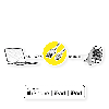 ROLINE USB 2.0 Sync- & Ladekabel mit Lightning Connector, weiß, 1 m