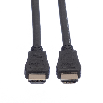 VALUE HDMI High Speed Kabel mit Ethernet, LSOH, schwarz, 1 m-Beschreibung lesen
