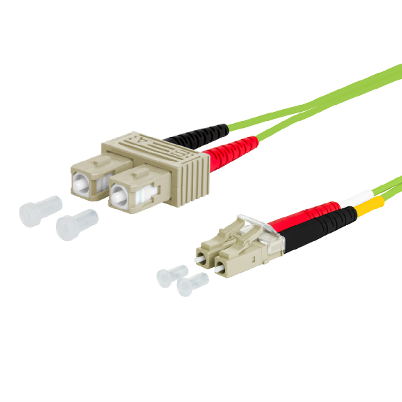 METZ CONNECT OpDAT cordon de brassage, SC-D/LC-D OM5, 5 m-Lire la description