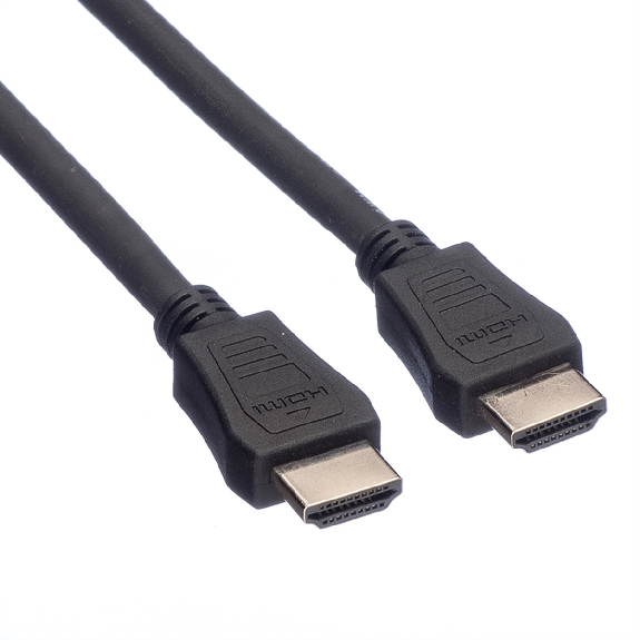 VALUE HDMI High Speed Kabel mit Ethernet, LSOH, schwarz, 2 m-Beschreibung lesen
