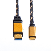 ROLINE GOLD Câble USB 3.2 Gen 1, A-C, M/M, 1 m