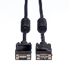 ROLINE SVGA Monitor-Kabel mit Ferritkern+DDC, HD15 ST-ST, 2 m
