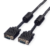 ROLINE SVGA Monitor-Kabel mit Ferritkern+DDC, HD15 ST-ST, 2 m