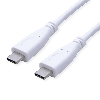 VALUE Câble USB 3.2 Gen 2, avec PD (Power Delivery), avec Emark, C-C, M/M, blanc, 1 m VALUE Câble USB 3.2 Gen 2, avec PD (Power Delivery), avec Emark, C-C, M/M, blanc, 1 m