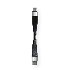 ROLINE Câble USB 3.2 Gen 2 en silicone, avec PD (Power Delivery) 20V3A, Emark, C-C, M/M, noir, 11 cm ROLINE Câble USB 3.2 Gen 2 en silicone, avec PD (Power Delivery) 20V3A, Emark, C-C, M/M, noir, 11 cm