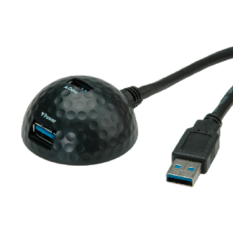 VALUE USB 3.2 Gen 1 Dockingkabel, Dome, schwarz, 1,5 m-Beschreibung lesen