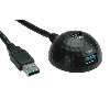 VALUE Câble USB 3.2 Gen 1 dôme, noir, 1,5 m