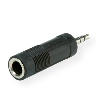 ROLINE Stereo Adapter 3,5 mm Stecker - 6,35 mm Buchse-Beschreibung lesen