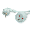 VALUE Câble prolongateur, prise type UTE, blanc, 10 m VALUE Câble prolongateur, prise type UTE, blanc, 10 m