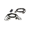 ATEN 2L-7D02UDX3 Kit de câbles KVM sécurisé deux affichages DVI-D Dual Link USB ATEN 2L-7D02UDX3 Kit de câbles KVM sécurisé deux affichages DVI-D Dual Link USB