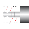 ROLINE Adaptateur 3,5mm 4pôles (1x M, 2x F), noir, 15 cm