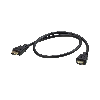 High Speed True 4K HDMI Kabel mit Ethernet, schwarz, 0,6 m