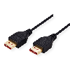 ROLINE Câble DisplayPort v1.4, DP M - DP M, SLIM, noir, 1 m