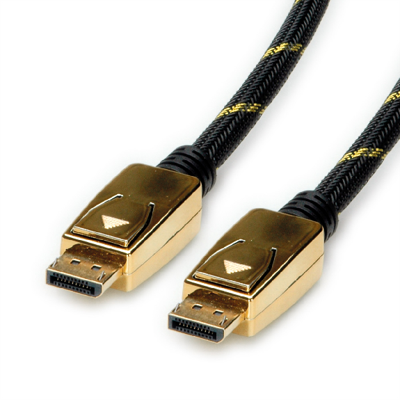 ROLINE GOLD Câble DisplayPort, v1.4, DP M - DP M, 2 m-Lire la description