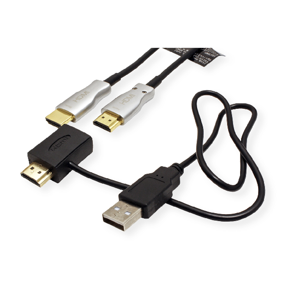 VALUE Câble Ultra HDMI actif optique 4K, 50 m-Lire la description