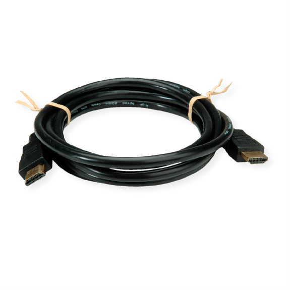ROLINE RM Câble HDMI High Speed avec Ethernet, noir, 3 m-Lire la description