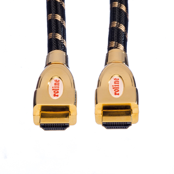 ROLINE GOLD Câble HDMI Ultra HD avec Ethernet, M/M, 5 m-Lire la description