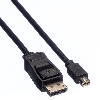 VALUE Câble DisplayPort DP M - Mini DP M, noir, 3 m