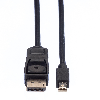 VALUE Câble DisplayPort DP M - Mini DP M, noir, 3 m