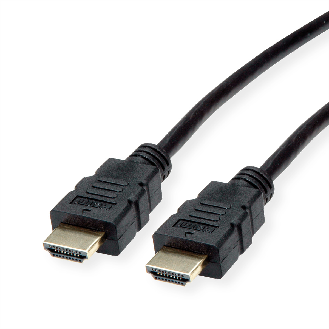 ROLINE HDMI High Speed Kabel mit Ethernet, TPE, schwarz, 5 m-Beschreibung lesen