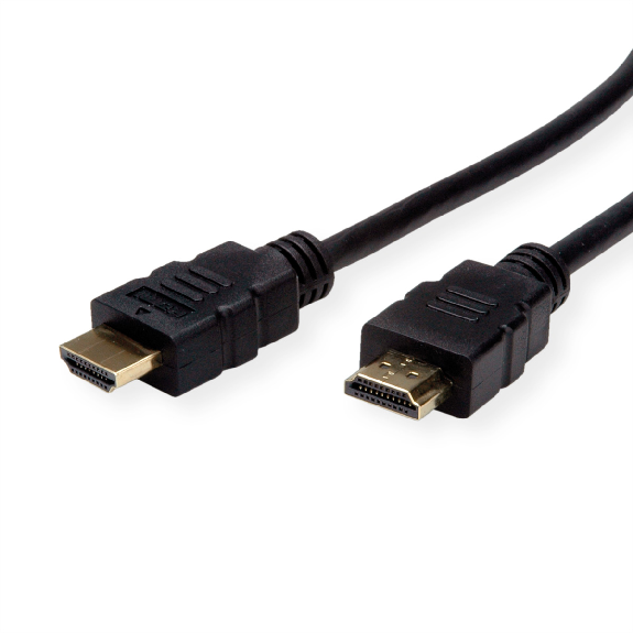 ROLINE Câble HDMI High Speed avec Ethernet, TPE, noir, 5 m-Lire la description
