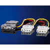ROLINE Câble adaptateur en Y, S-ATA / 3x 4 pôles HDD, 0,2 m