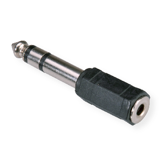 ROLINE Stereo Adapter 6,35 mm Stecker - 3,5 mm Buchse-Beschreibung lesen