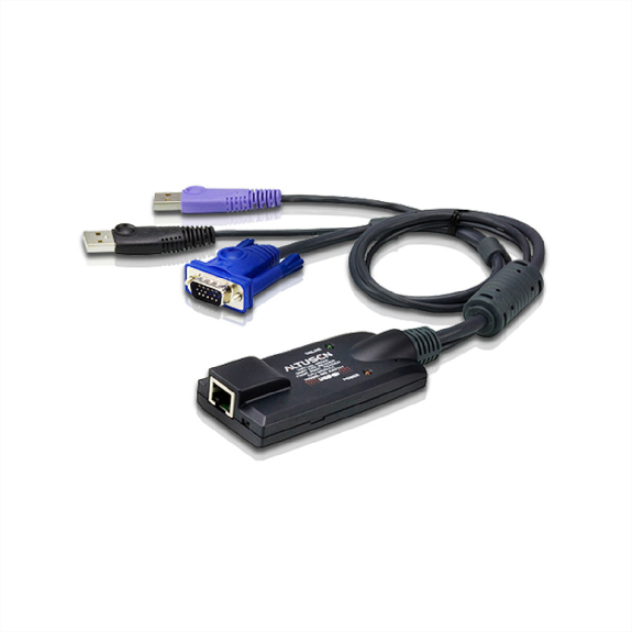 ATEN KA7177 Module CPU KVM USB-VGA Cat.5e/6, lecteur de carte, supports virtuels-Lire la description