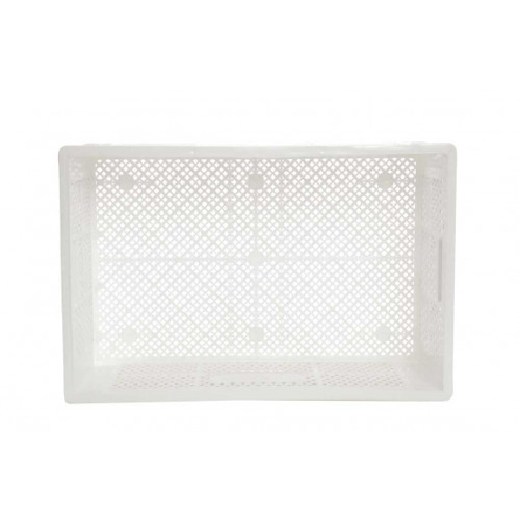 Bac europe ajouré 600x400x220 mm blanc Multiroir-Lire la description