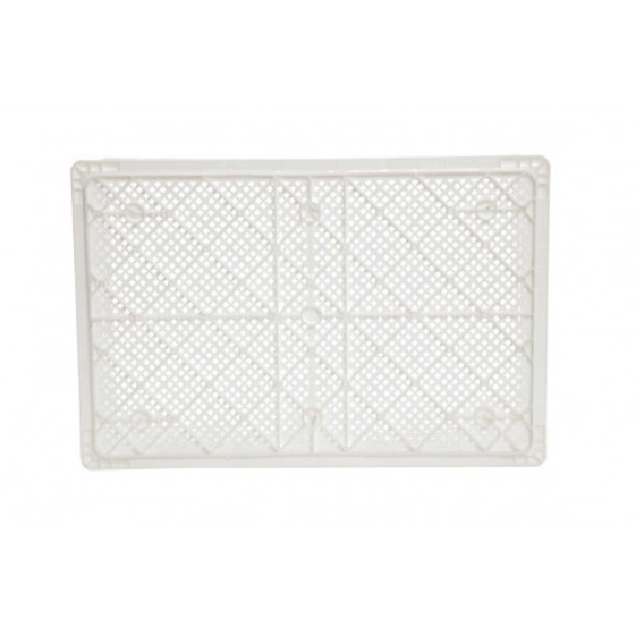 Bac europe ajouré 600x400x220 mm blanc Multiroir-Lire la description