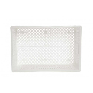 Bac europe ajouré 600x400x220 mm blanc Multiroir-Lire la description